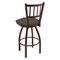 Holland Bar Stool Co 30" Swivel Bar Stool, Bronze Finish, Graph Chalice Seat 81030BZ019 - alternate 2